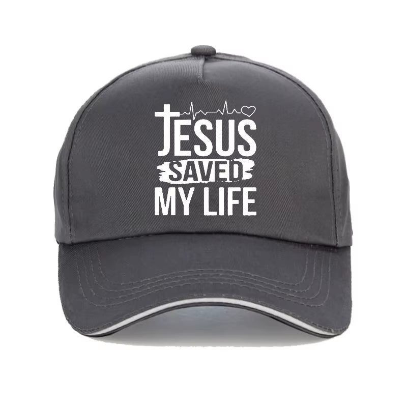 Summer Hat Printed Jesus Saved My Life Baseball Cap I Belong to Jesus Caps Men Cotton Christ Religion Christian Faith Hats