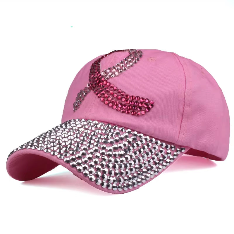 [] Baseball Cap for Men & Women 2024 New Fashion Sun Hat the Adjustable 100% Cotton Rhinestone Cap Hat