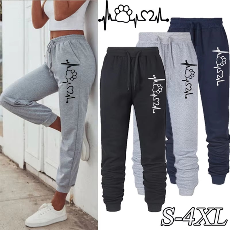 Women Sweatpants Autumn Winter Long Pants Jogger Trousers Casual Sports Fitness Solid Jogging Pants Women Sweat Pants