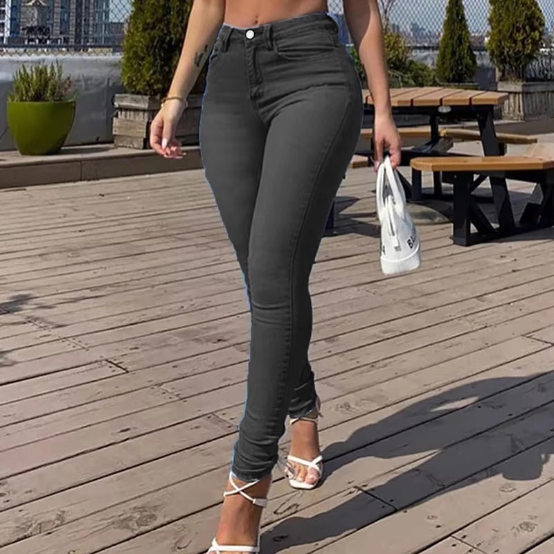 3XL Sexy Women Jeans Low Waist Slim Skinny Pencil Pants Bodycon Fitness Streetwear Denim Trousers Vintage Jeans Pantalones