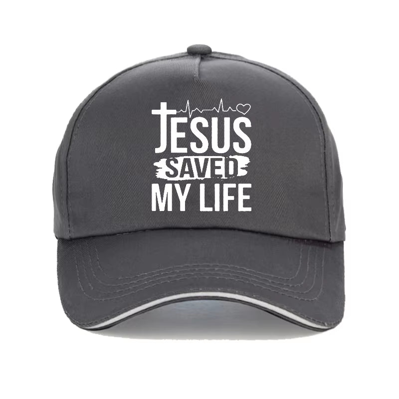 Summer Hat Printed Jesus Saved My Life Baseball Cap I Belong to Jesus Caps Men Cotton Christ Religion Christian Faith Hats